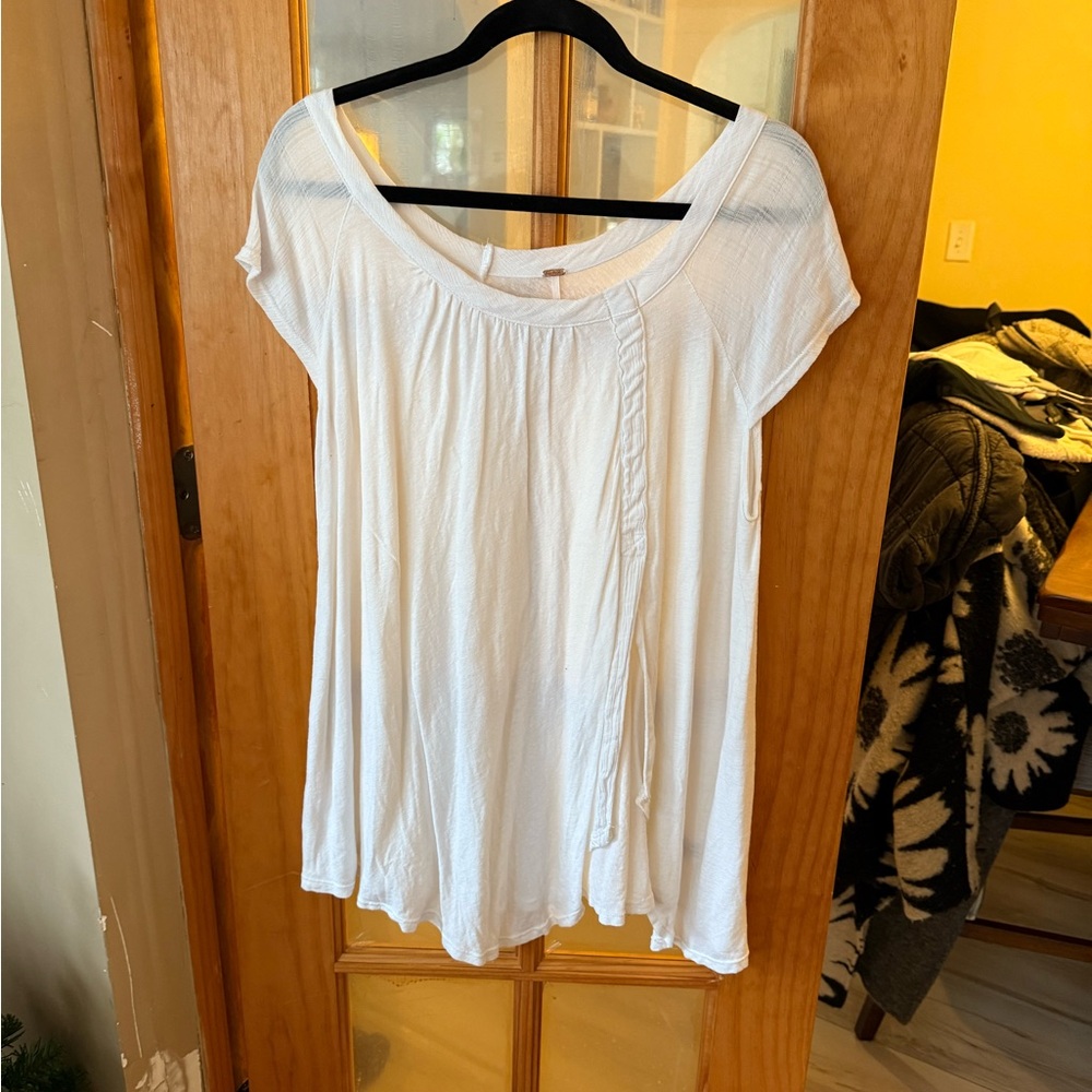 Free People White Women's Blouse